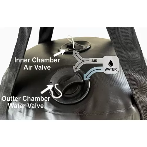 RING Džak za boks 150x35-aqua+air RX BOX-01
